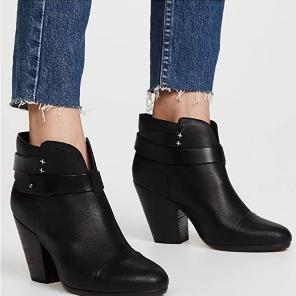 Rag & Bone Harrow Leather Ankle Boots